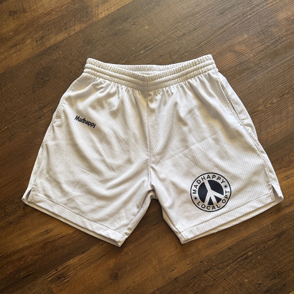 Madhappy White Athletic Mesh Men's Shorts